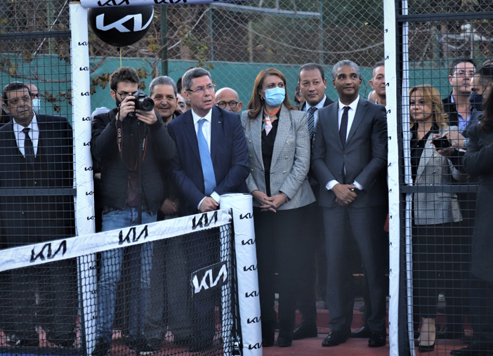 ملعب جديد لرياضة البادال بنادي التنس بتونس